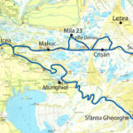 Karte Donaudelta