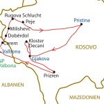 Landkarte Kosovo