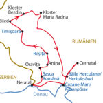 Karte Kulturreise Banat